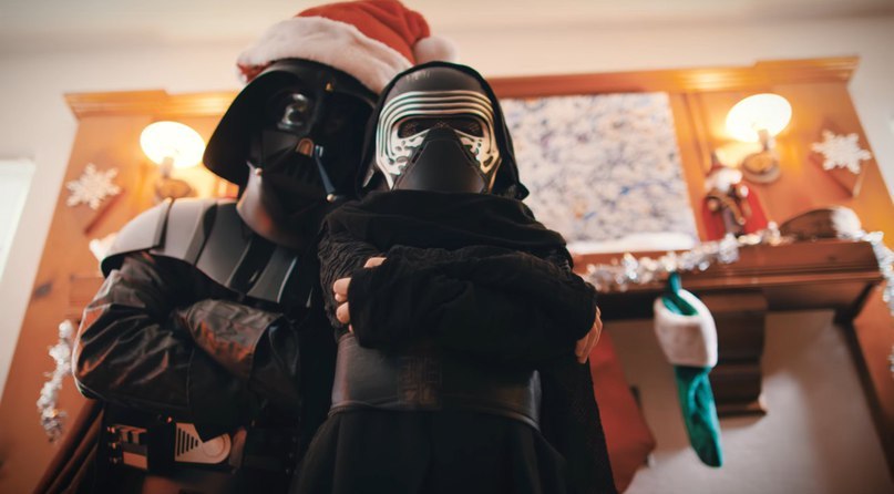 If Darth Vader hadn't died, Kylo Ren would have had the grandfather he always dreamed of: - Darth vader, Grandchildren, Grandfather, Christmas, Longpost, Storyboard