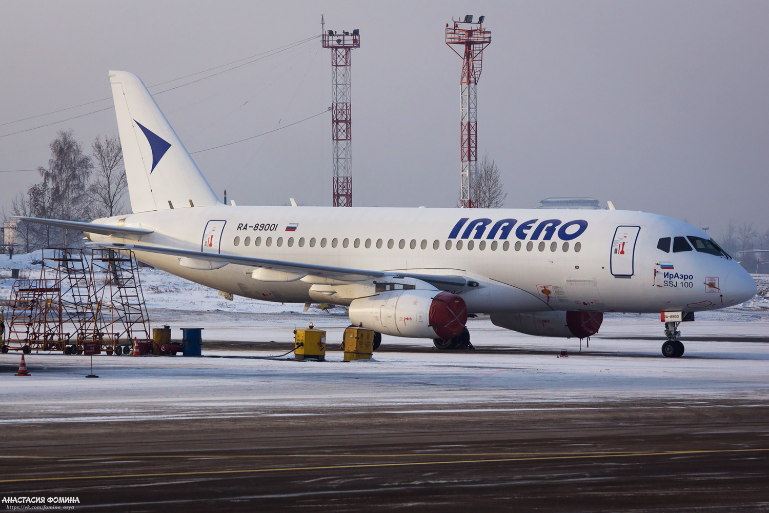 Meeting of TU-154M airline ALROSA December 17, 2016 - My, Longpost, Irkutsk, Tu-154, Aviation, December, 2016, Tupolev, My