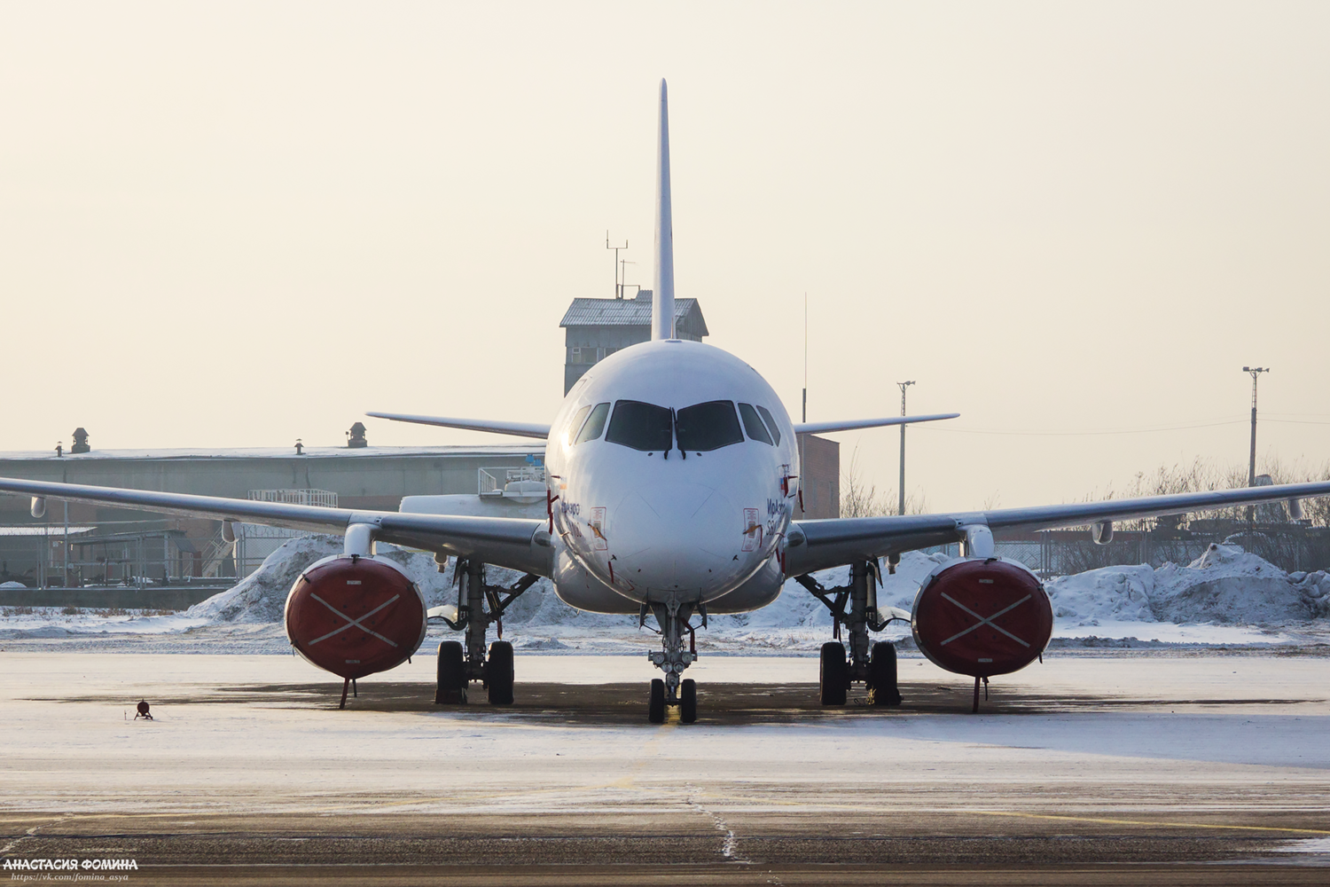 Meeting of TU-154M airline ALROSA December 17, 2016 - My, Longpost, Irkutsk, Tu-154, Aviation, December, 2016, Tupolev, My