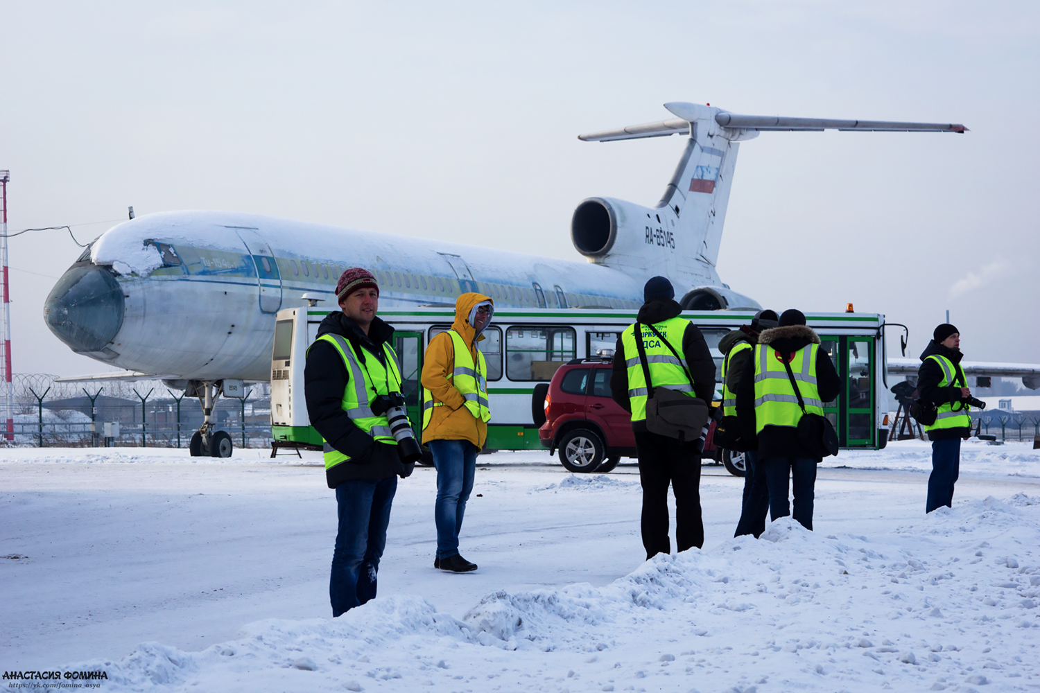 Meeting of TU-154M airline ALROSA December 17, 2016 - My, Longpost, Irkutsk, Tu-154, Aviation, December, 2016, Tupolev, My