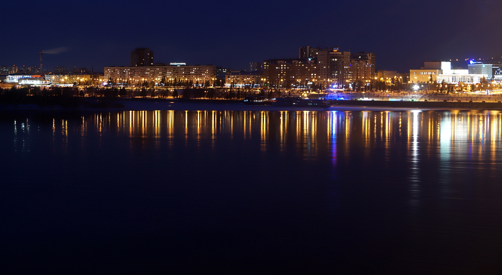 Evening Krasnoyarsk - My, Yenisei, Krasnoyarsk, Evening