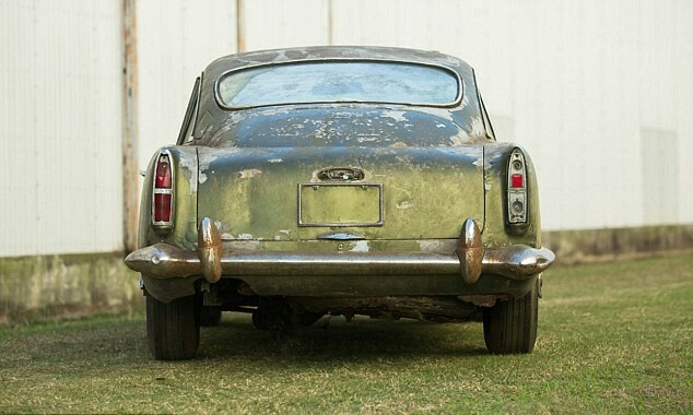 A rusty Aston Martin that has stood in the woods for 40 years is being sold for $400,000. - Auto, Retro, Find, Longpost