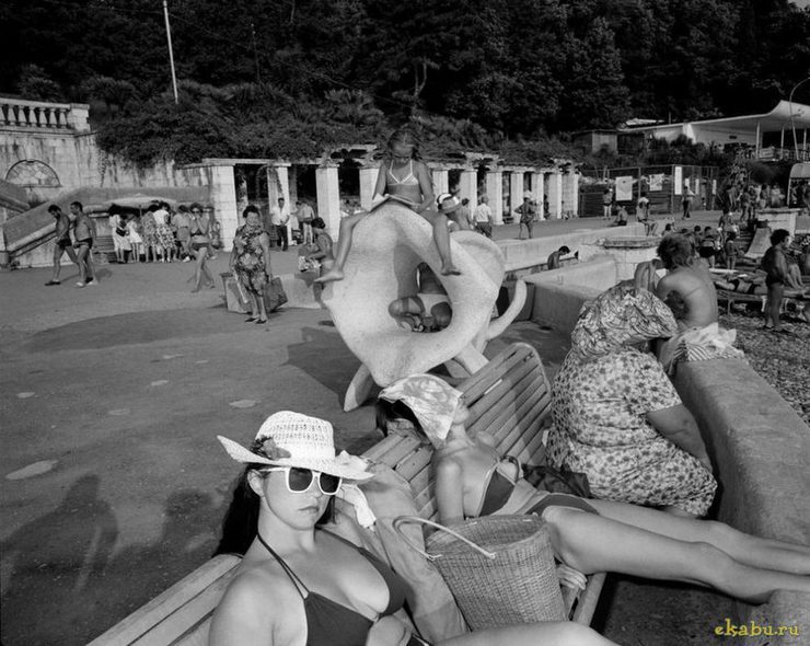 Sochi - the Russian Riviera in 1988 in the photographs of Carl de Keyser. - Sochi, Past, 80-е, Rare photos, Longpost