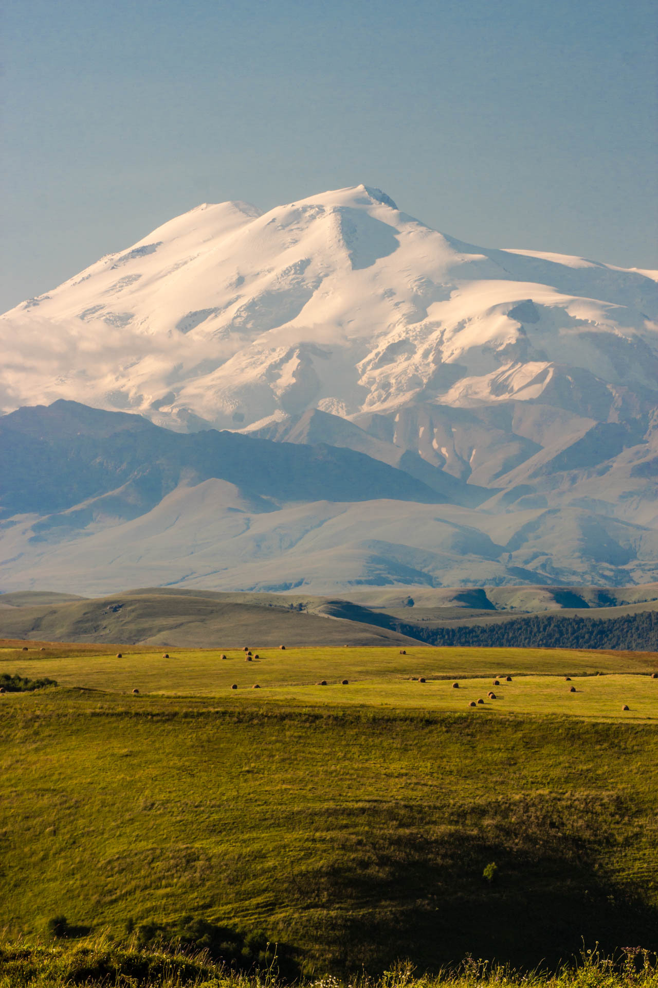 View of Elbrus from the Gum-Bashi pass - My, I want criticism, Russia, Hike, Caucasus, Elbrus