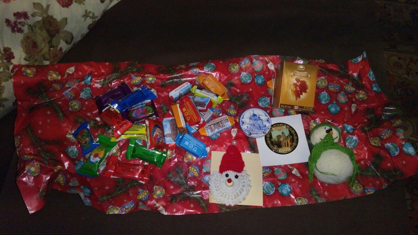 Secret Santa from Voronezh! - My, Secret Santa, , Presents, Gift exchange, Longpost