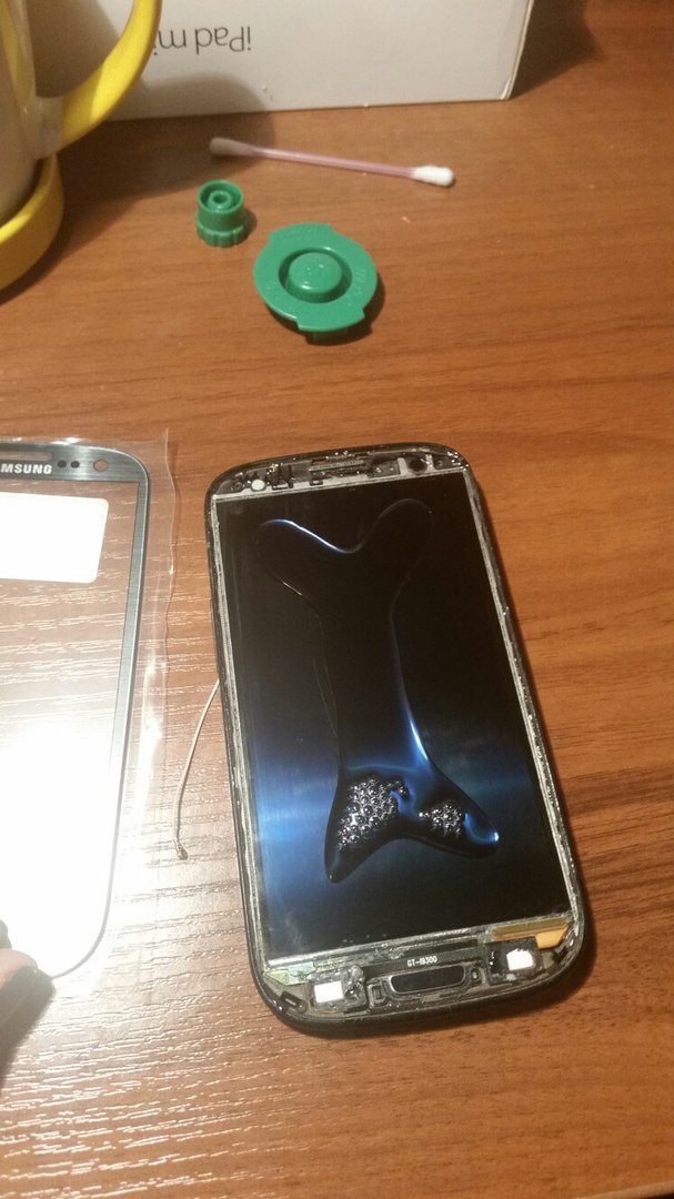 Samsung Galaxy S3 glass replacement - My, Repair of equipment, Repairers Community, Hobby, Longpost