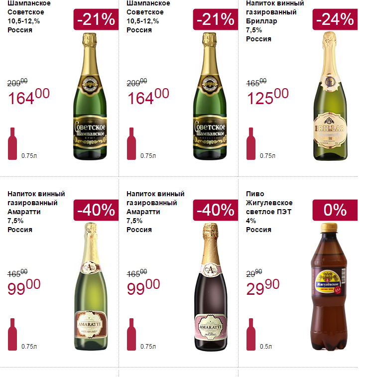 great discount) - My, Discounts, New Year, Alcohol