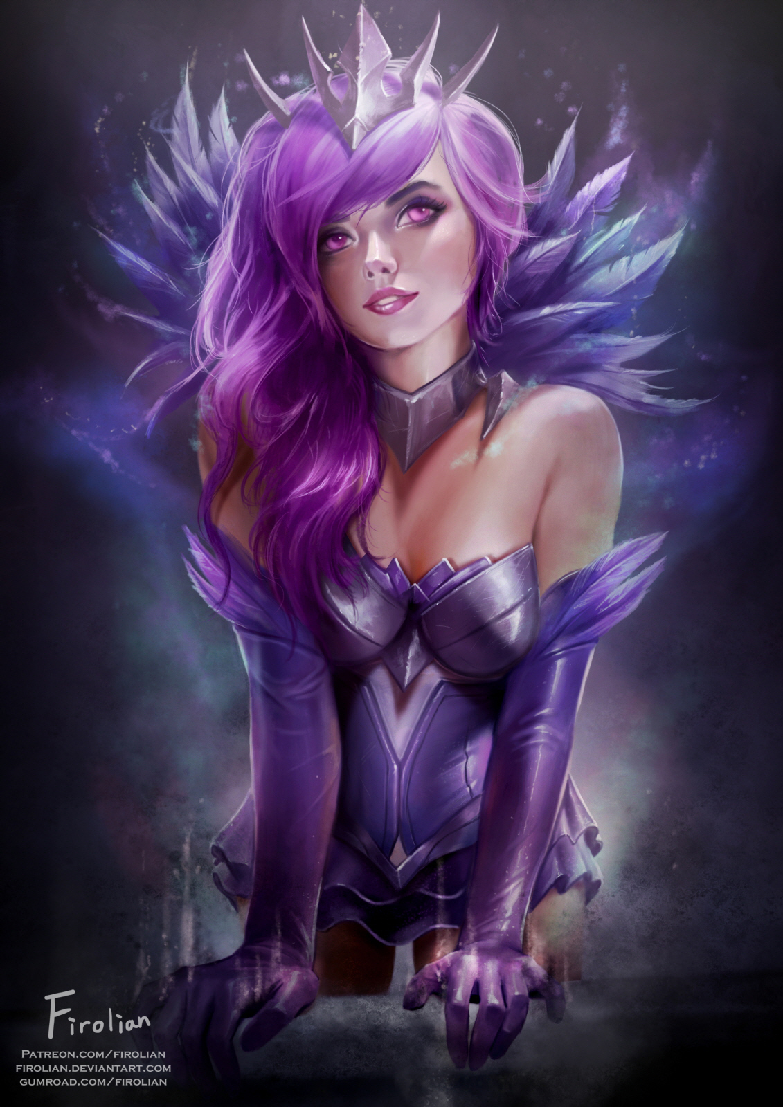 Dark Elementalist Lux - League of Legends, LOL, Люкс, Арт