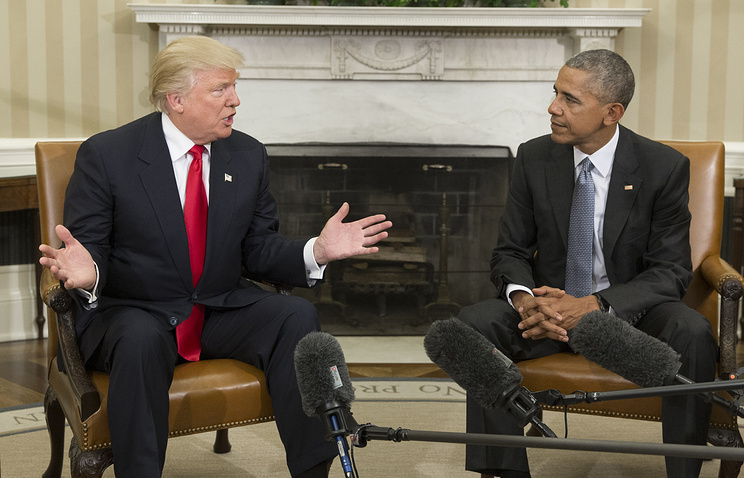 Trump accuses Obama of obstructing the transfer of power and destroying relations with Israel - Events, Politics, USA, Donald Trump, Barack Obama, Inauguration, Power, TASS