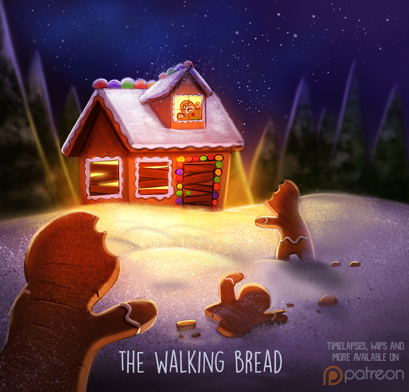 The Walking Bread - Images, Poster, , Cookies, New Year, Zombie, the walking Dead