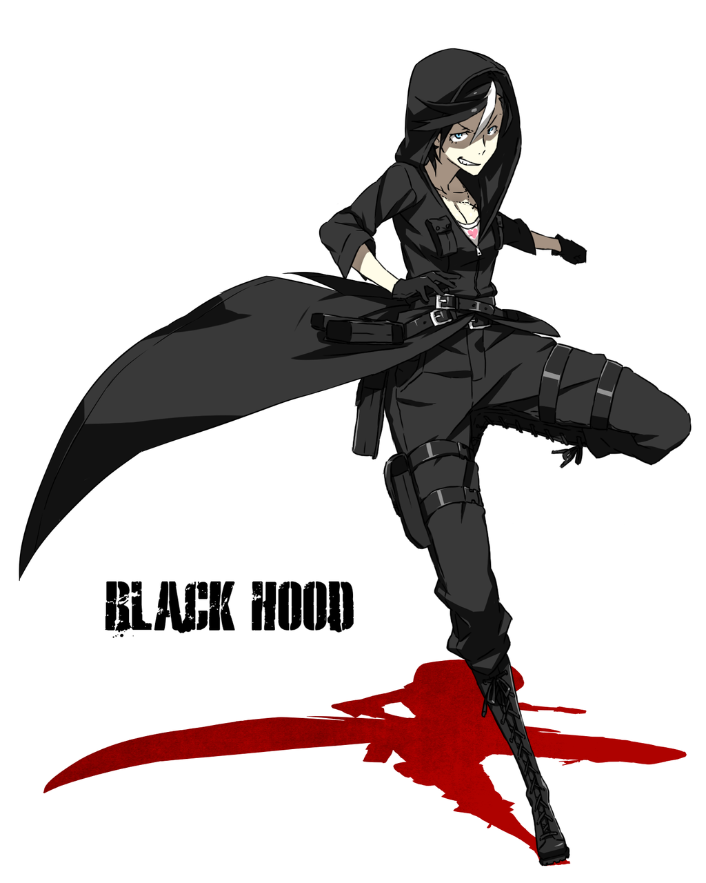 Black Hood by Kamezaemon Part 2 - Арт, Аниме, Anime Art, Kamezaemon, Black Hood, Не мое, Длиннопост