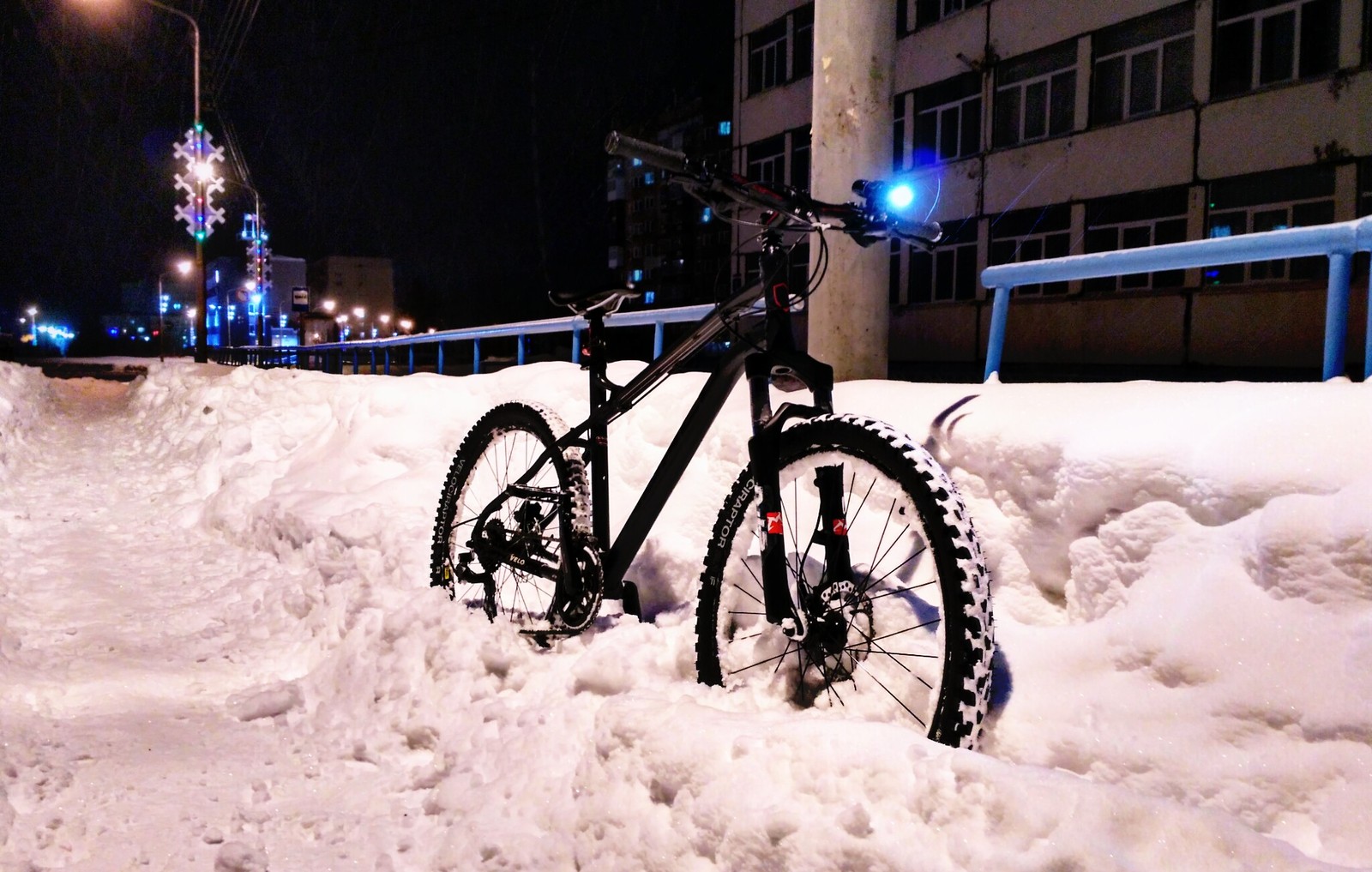 On fresh snow - My, A bike, Norco, Norilsk, Talnakh