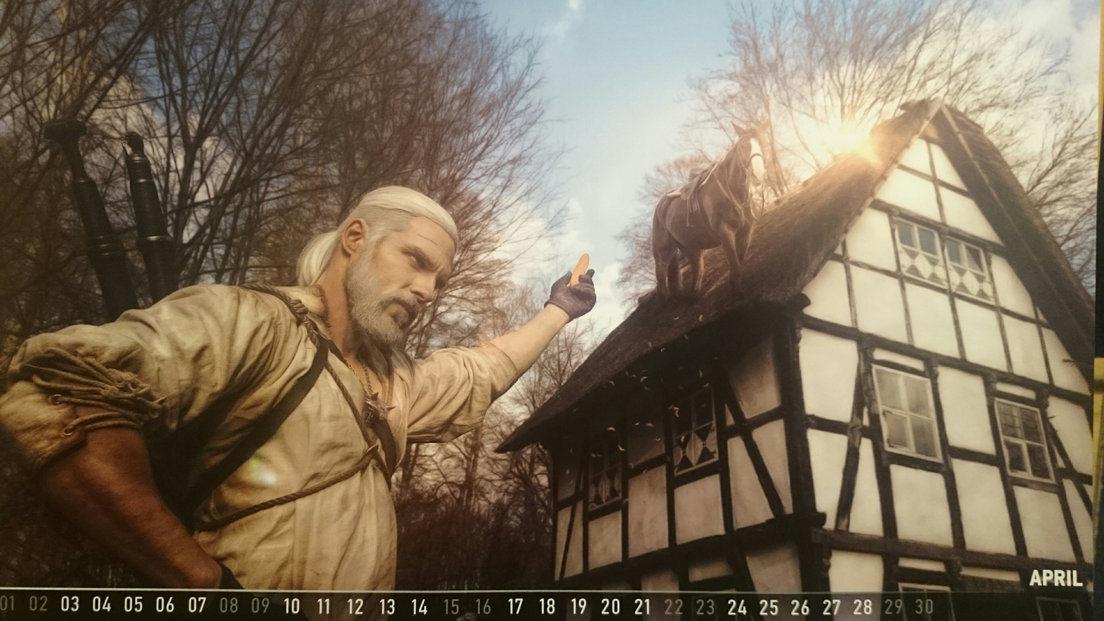 The Witcher, the contents of the official calendar for 2017 - NSFW, My, Cosplay, Geralt of Rivia, The Witcher 3: Wild Hunt, The calendar, Longpost