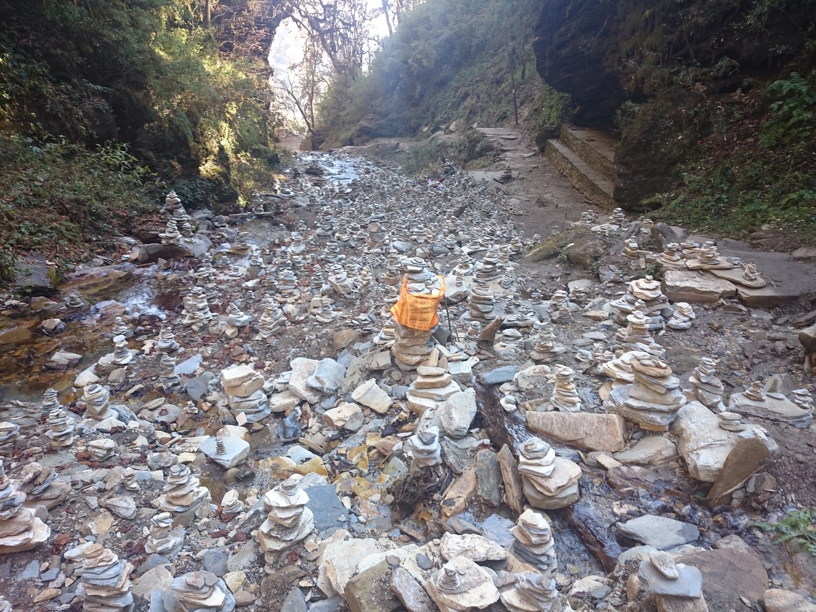 With a backpack around the world. Day 112-113. Nepal. The third and last day of the track, pain in the calves, tangerines and the finish line. - My, SrГјkzakompomiru, Travels, Longpost, Asia, Interesting, Nepal, Himalayas, The mountains