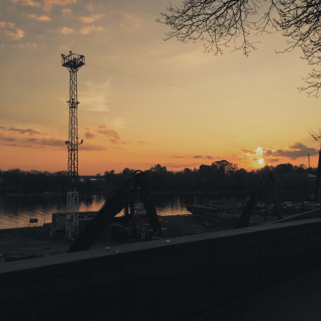 Romance of Vyborg sunsets - My, Photo, The photo, Russia, Sunset, Nature, beauty, The sun, Romance, Longpost