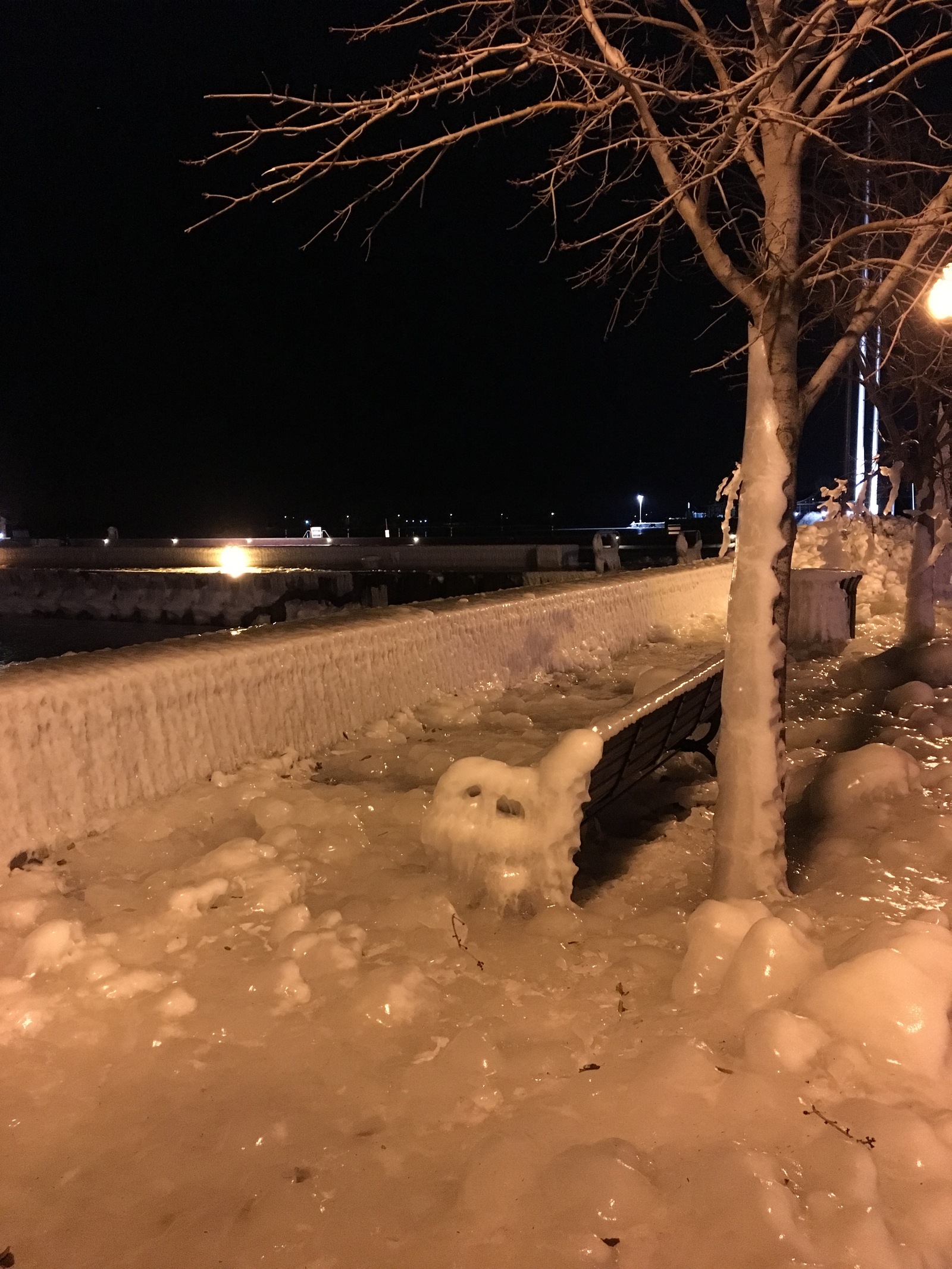 Ice Invasion... - My, Ice, Ice, Lighthouse, Lake, Winter, Longpost