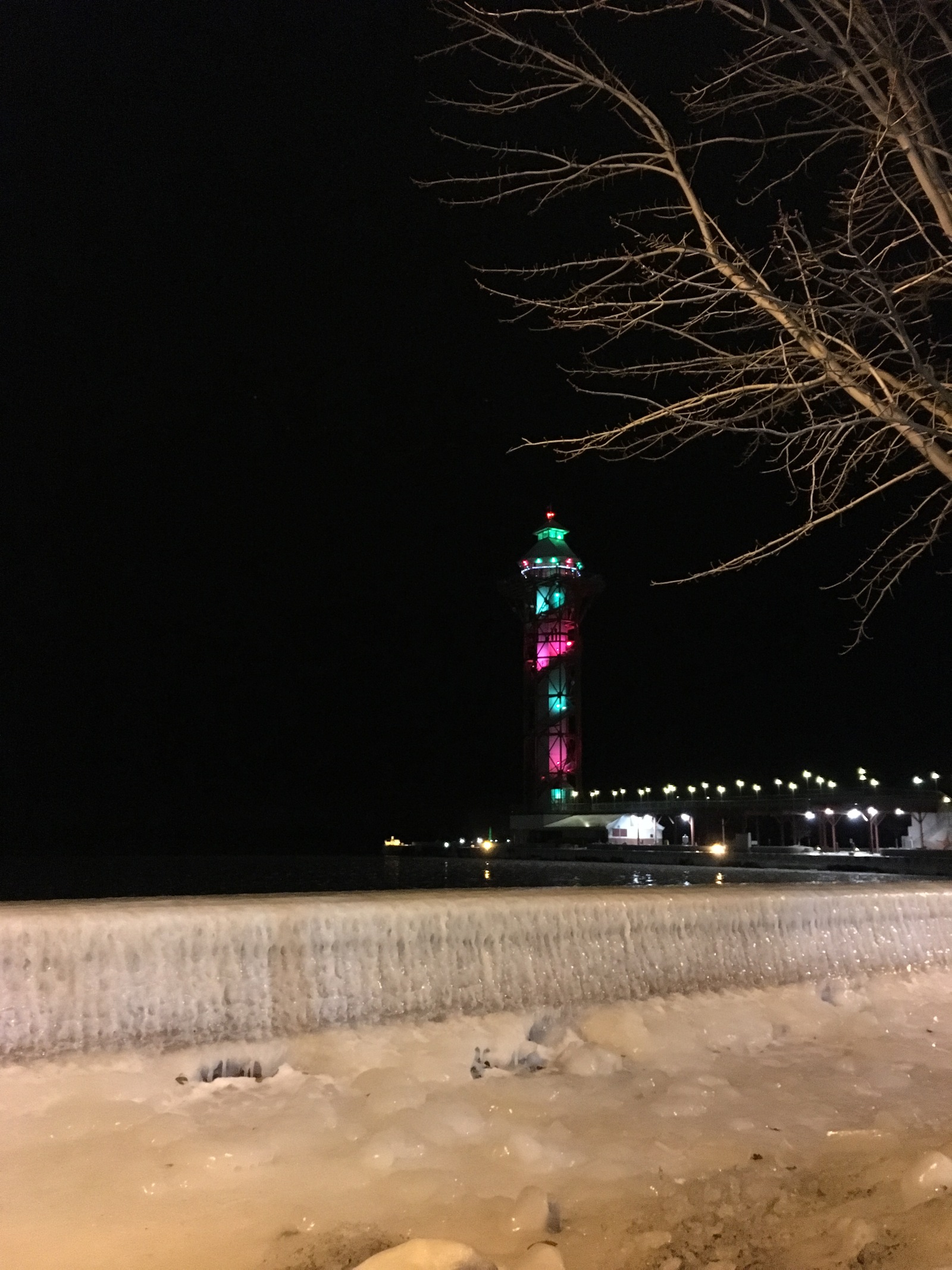 Ice Invasion... - My, Ice, Ice, Lighthouse, Lake, Winter, Longpost