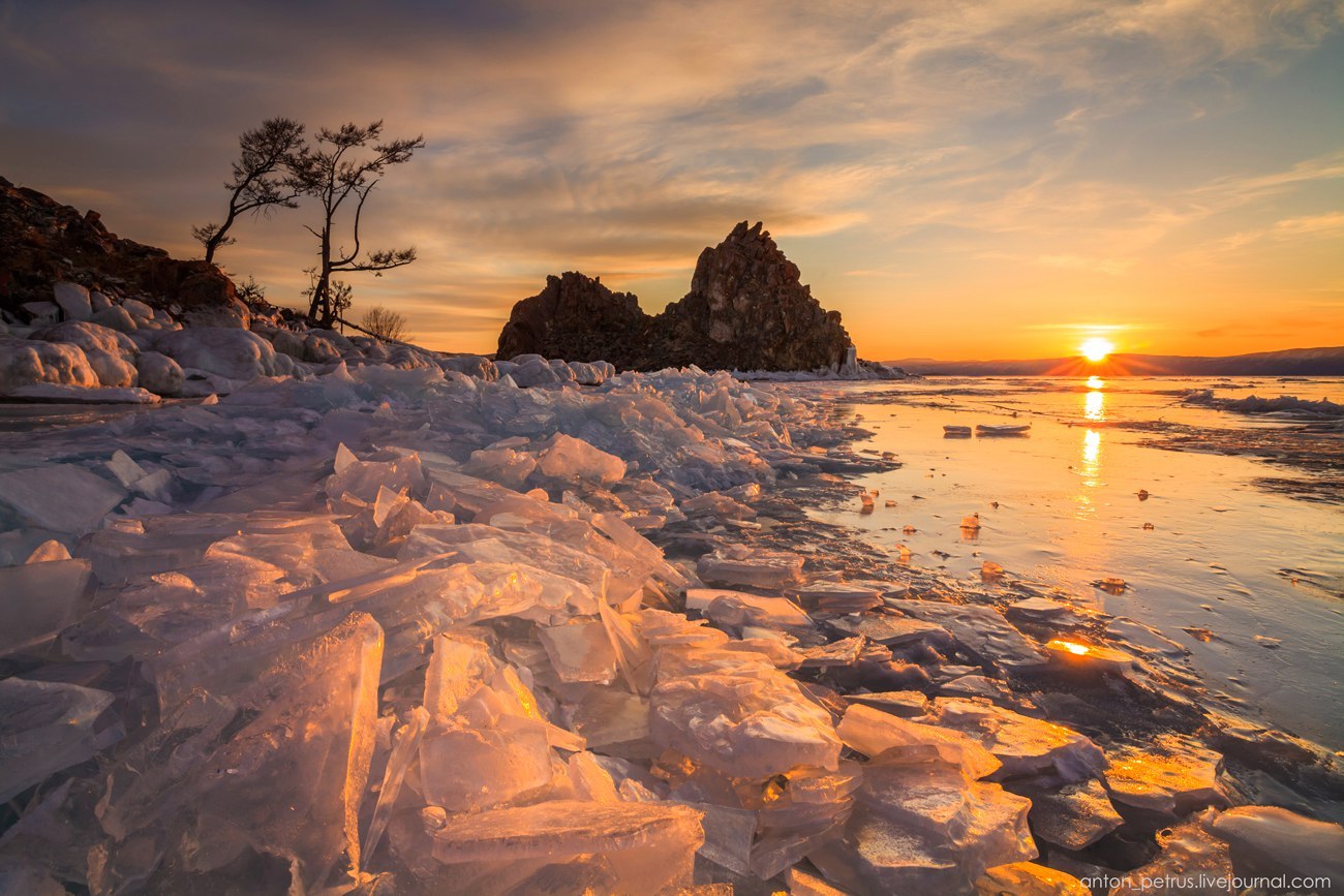 Baikal ice - Russia, Photo, Baikal, Ice, Winter, Nature, Landscape, Gotta go, Longpost