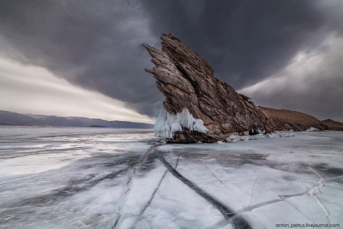 Baikal ice - Russia, Photo, Baikal, Ice, Winter, Nature, Landscape, Gotta go, Longpost