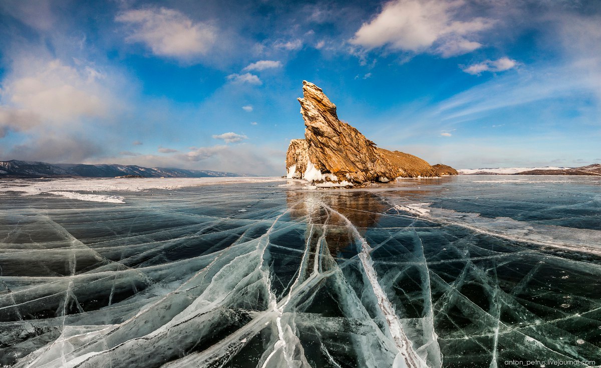 Baikal ice - Russia, Photo, Baikal, Ice, Winter, Nature, Landscape, Gotta go, Longpost