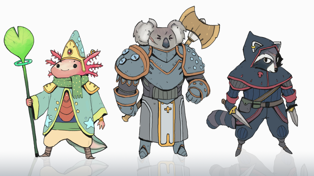 A group of wild adventurers. - Animals, RPG, Adventurers, Images