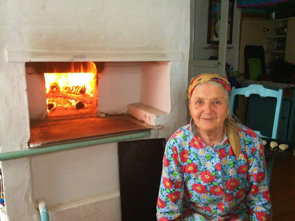 And this is how our beautiful grandmother is waiting for her grandchildren before the New Year!) - My, Grandmother, New Year, Native, , Longpost