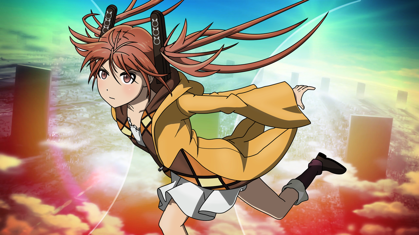 Black bullet - My, Anime, Wallpaper, Black Bullet, Aihara Enju, Manga