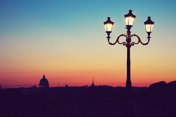 Evening in Rome, Italy - Rome, Evening, Photo, Town