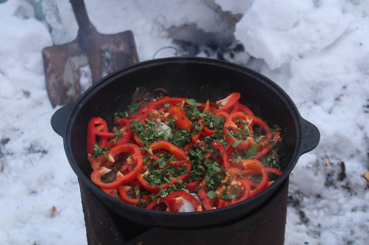 Суровая кухня от папы | Пикабу