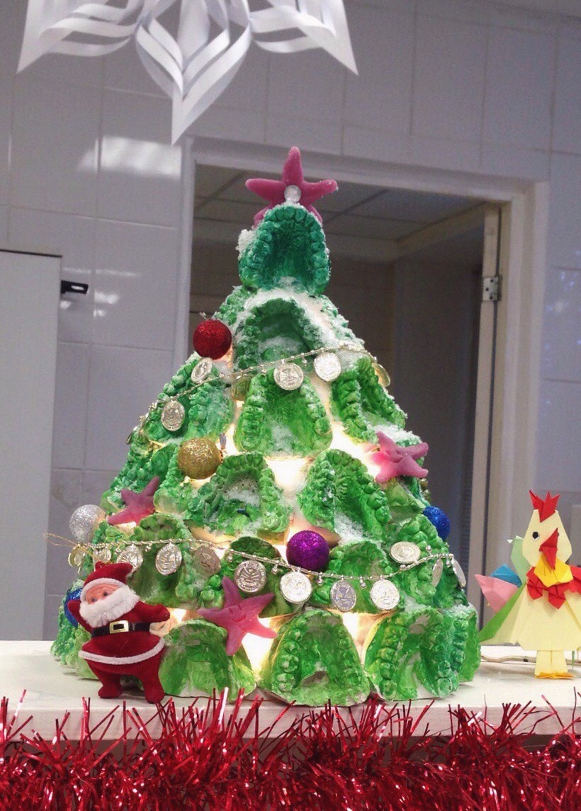 Here is such a Christmas tree at dentists) - My, Christmas trees, New, Year, Dentist