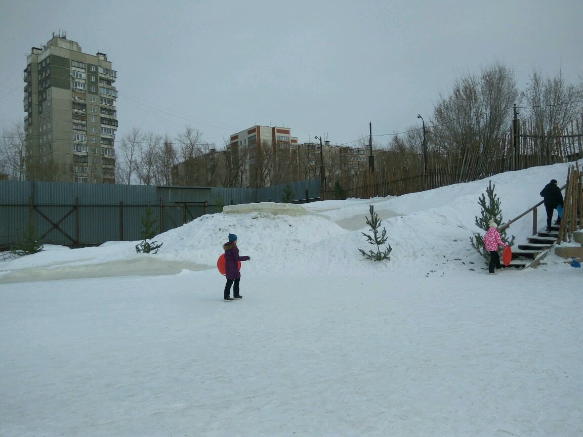 Челябинск. Горки Буратино у бассейна. Впечатления (не реклама) - Моё, Челябинск, Горка, Катание, Развлечения, Веселье, Буратино, Не реклама, Видео, Длиннопост, Катание с горы