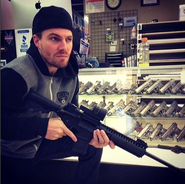 When I learned that firearms are much more effective than bow and arrows - Oliver Queen, Arrow, , Dc comics, , Weapon, The CW