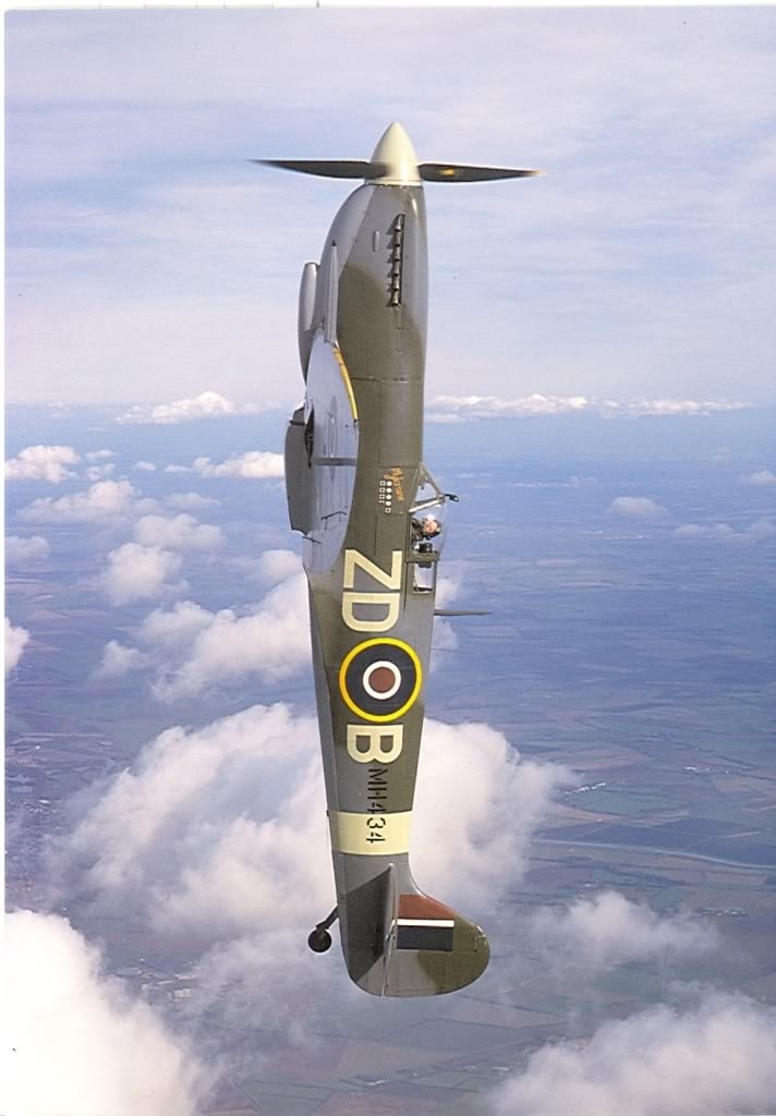 Crouching Spitfire. - Spitfire, , Fighter, Airplane, Aviation, The Second World War, Pilots, Longpost, Hedgehop