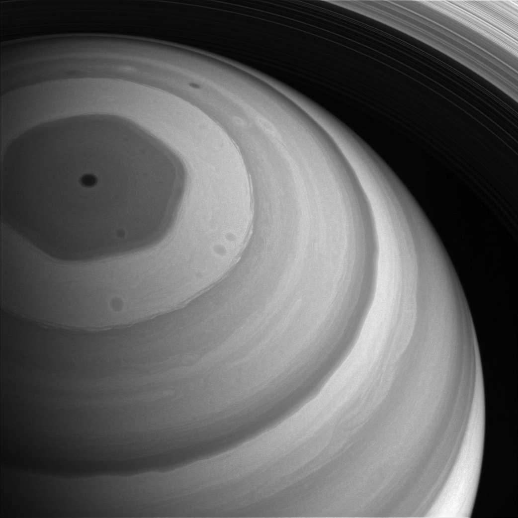 Scientists study atmospheric vortex over Saturn's north pole - Saturn, Space, Research, Astronomy, Pictures from space, Longpost