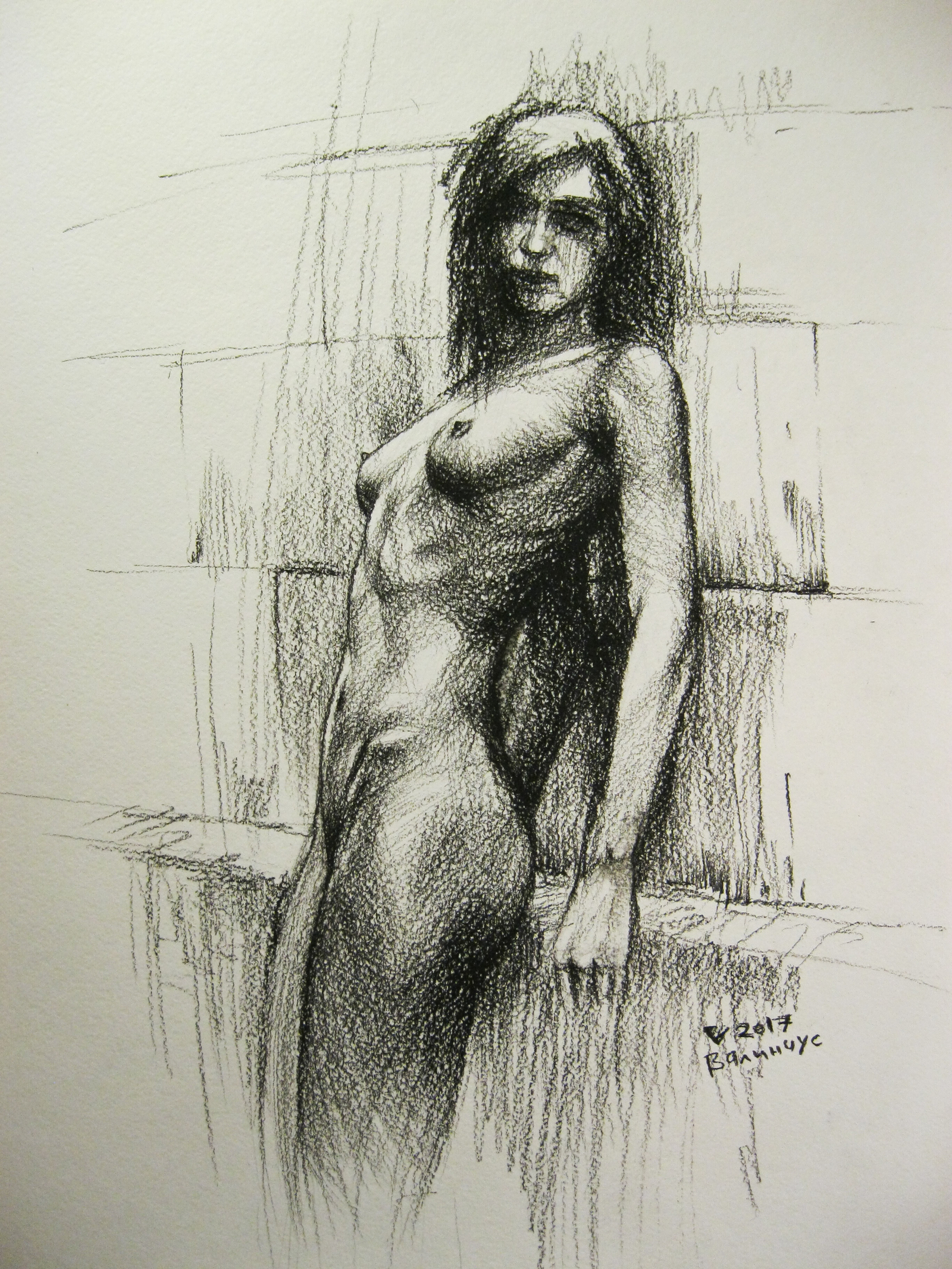 Drawing - NSFW, My, Drawing, Graphics, Coal