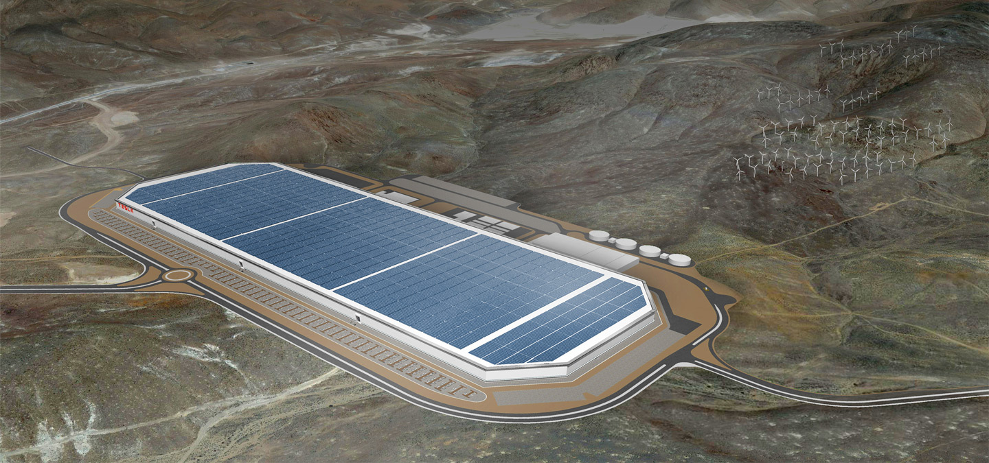Tesla has finally started producing its batteries at the Gigafactory. - Tesla, Battery, Gigafactory, Longpost