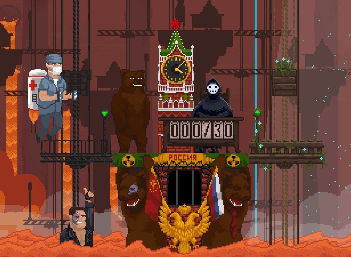 Mother Russia Day - My, , , Steam, Pixel, Games, Gamedev