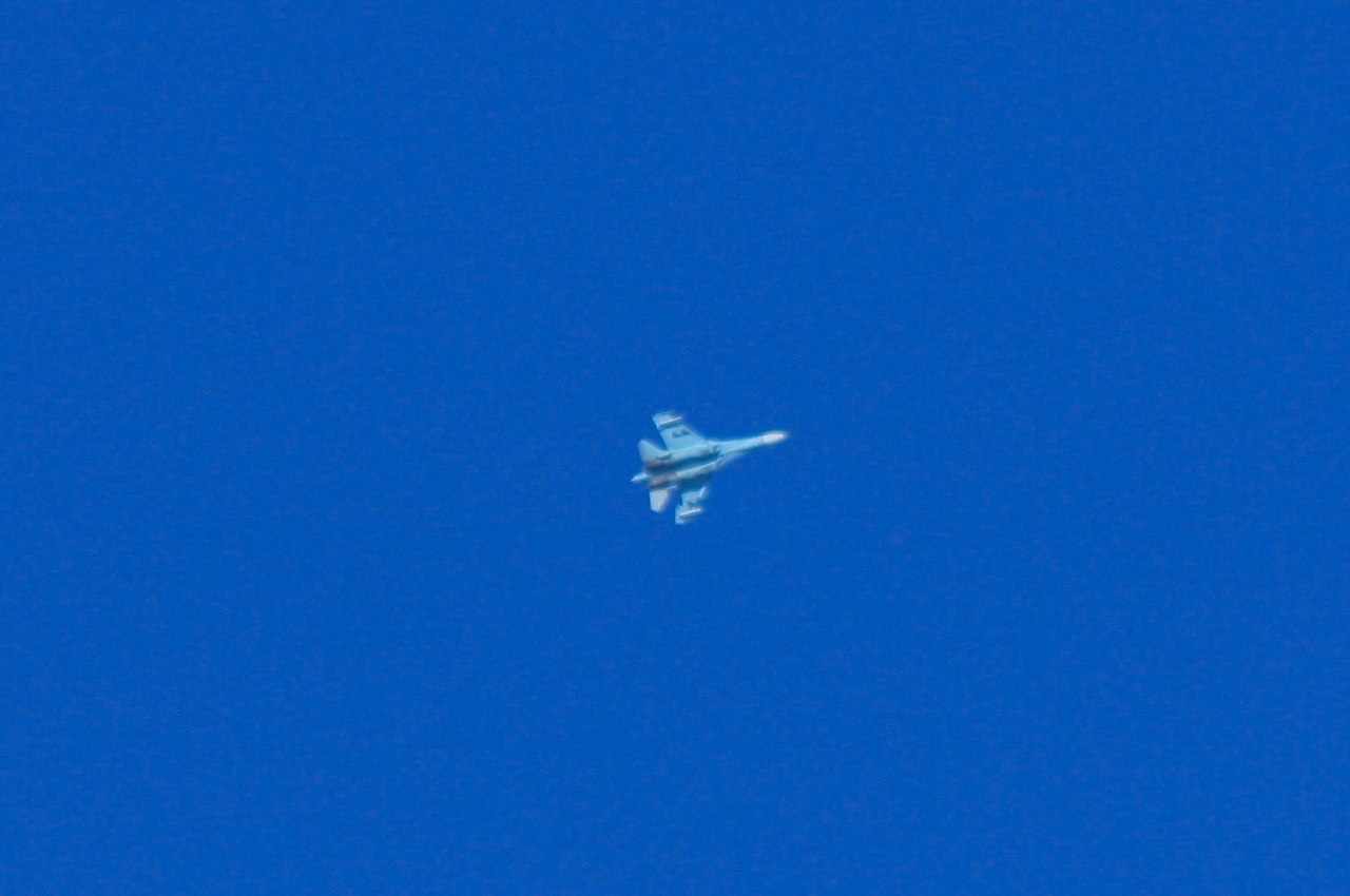 Photos of training battles of the Su-27 with the F-16, taken in November 2016, near the Nellis airbase in the United States. - Aviation of the Russian Federation, Aviation, Su-27, f-16, Airplane, Longpost