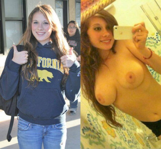 With and without clothes - NSFW, Breast, beauty, Naked, Longpost, Offon