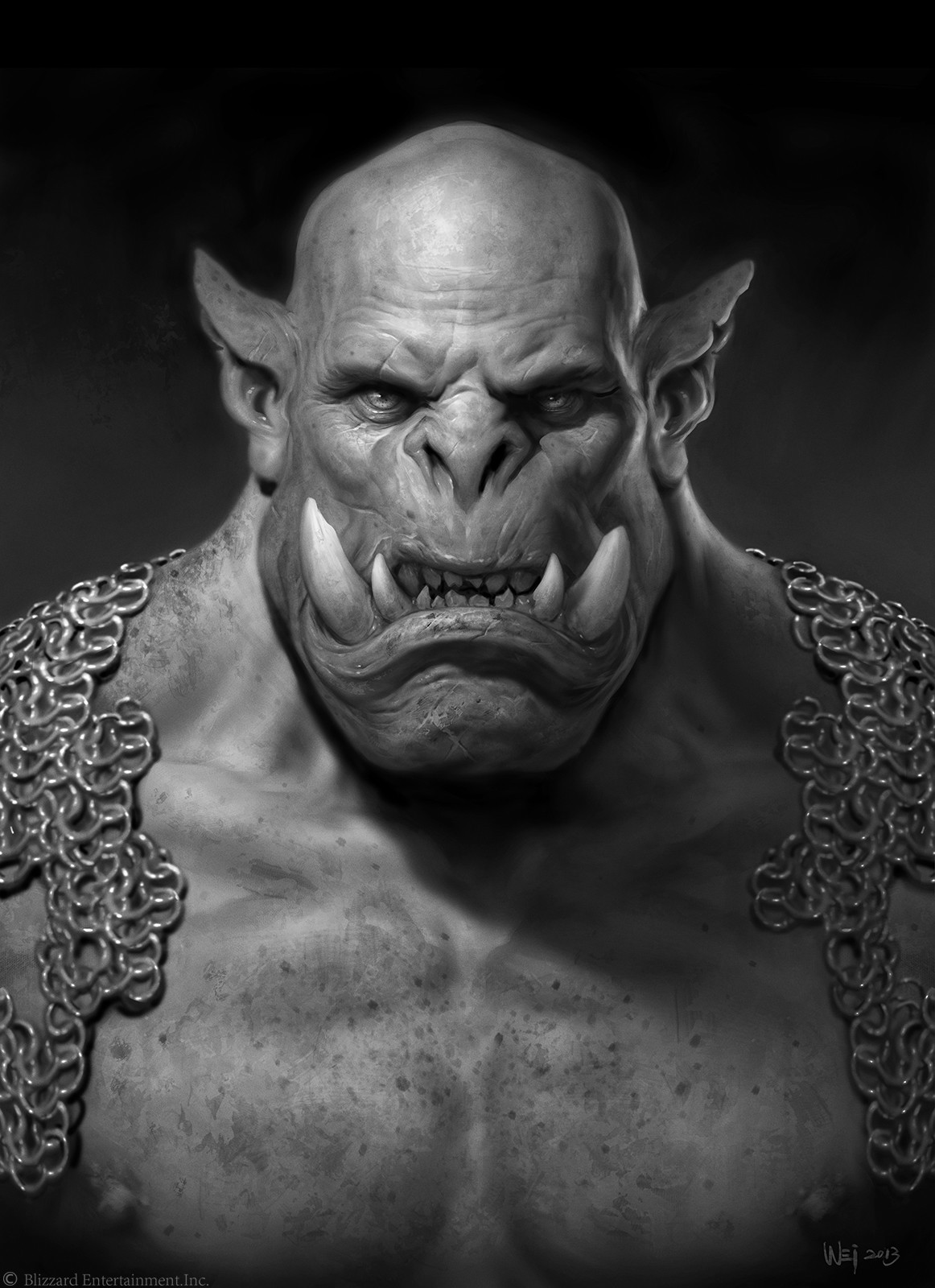 Warcraft movie concept art by artist Wei Wang - NSFW, Warcraft, Art, Concept Art, Warcraft movie, Longpost