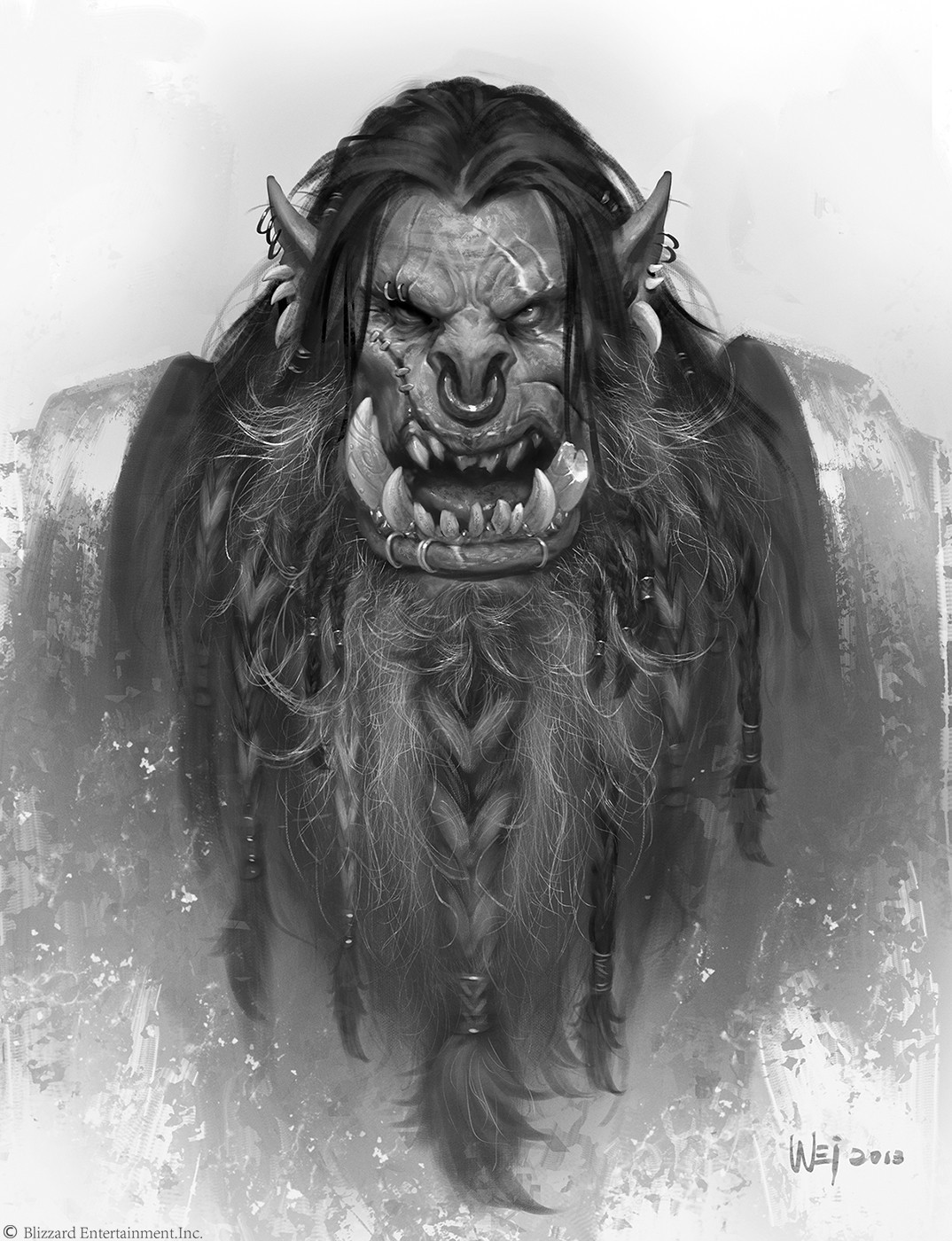 Warcraft movie concept art by artist Wei Wang - NSFW, Warcraft, Art, Concept Art, Warcraft movie, Longpost