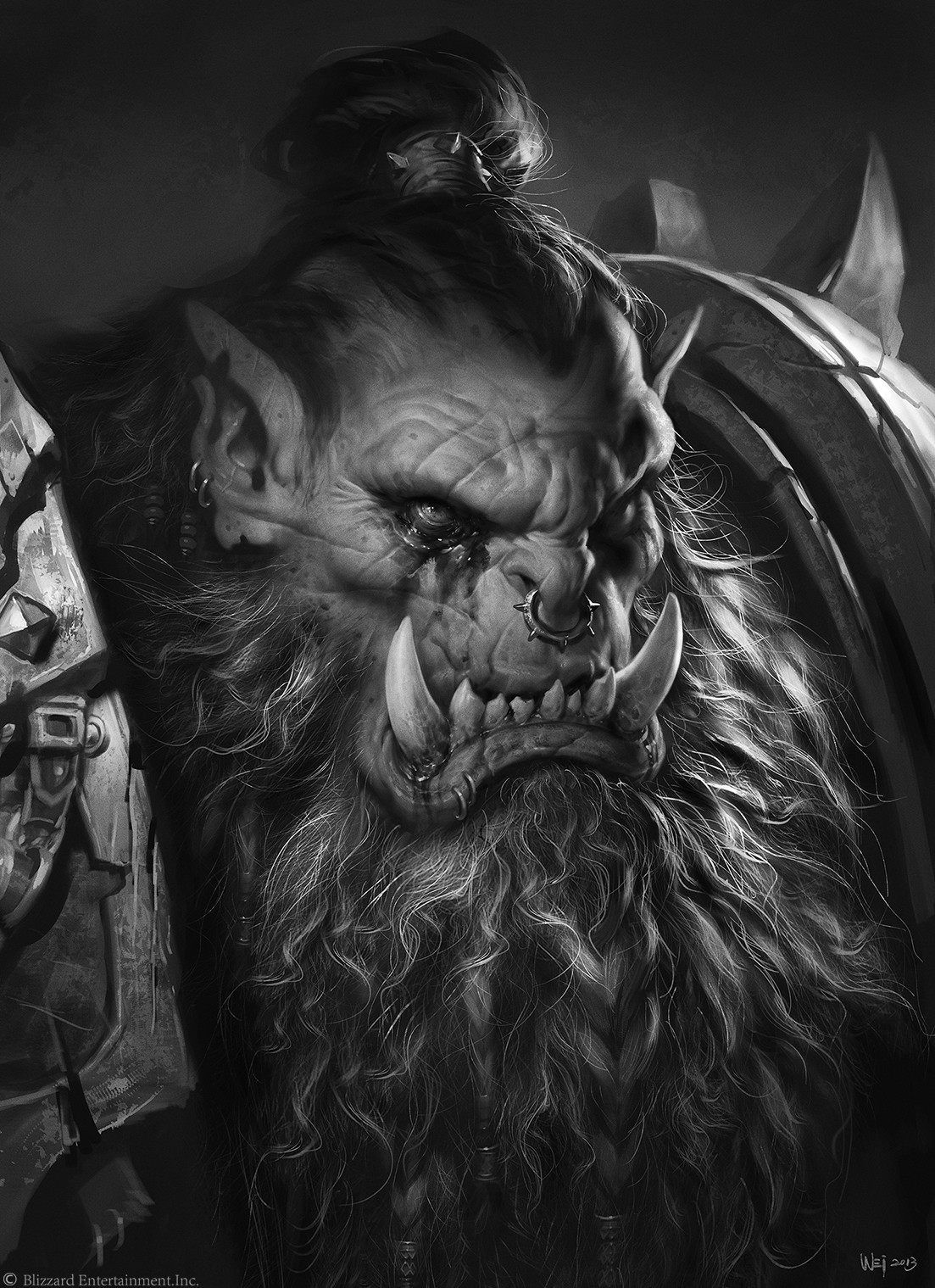 Warcraft movie concept art by artist Wei Wang - NSFW, Warcraft, Art, Concept Art, Warcraft movie, Longpost