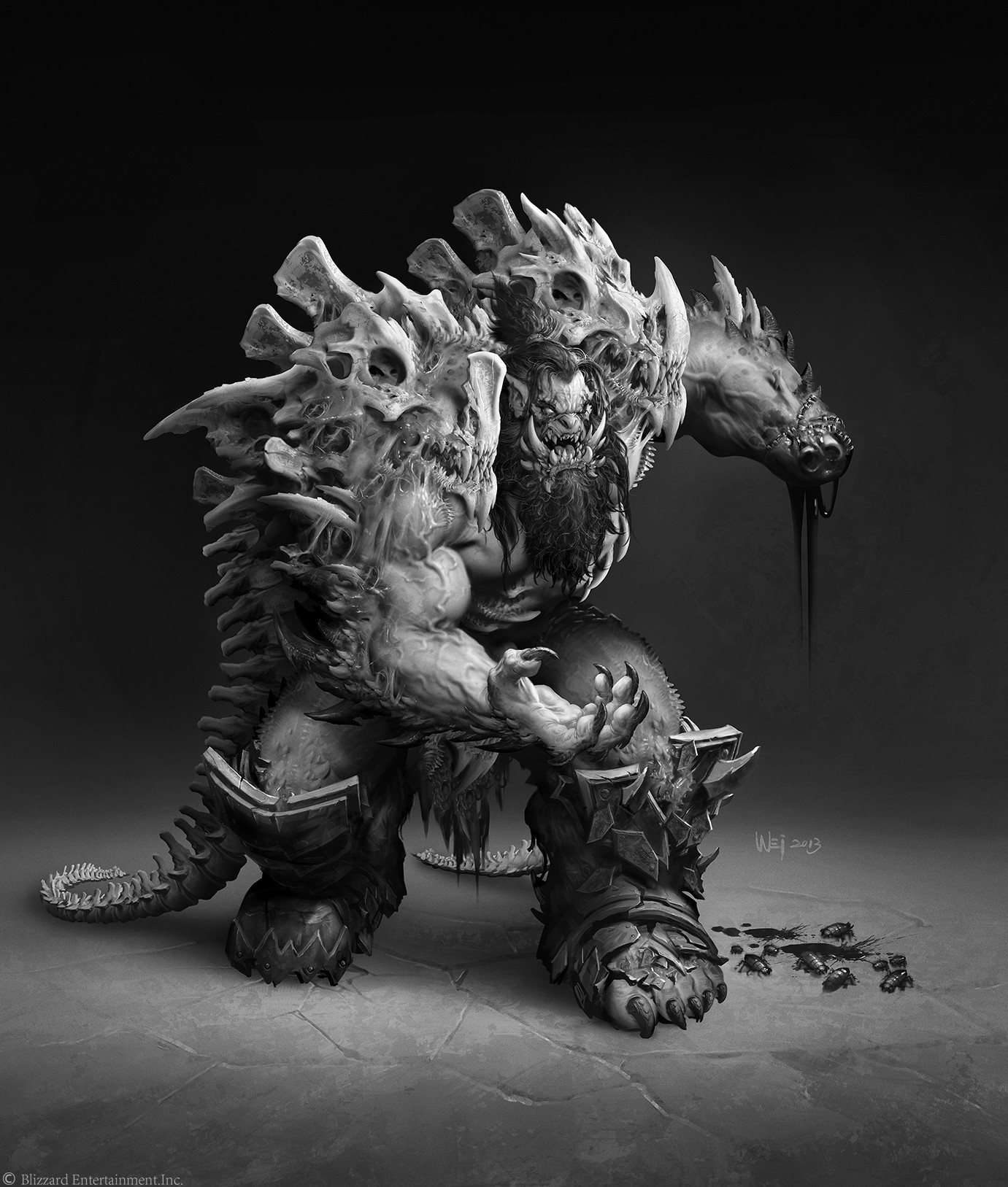 Warcraft movie concept art by artist Wei Wang - NSFW, Warcraft, Art, Concept Art, Warcraft movie, Longpost