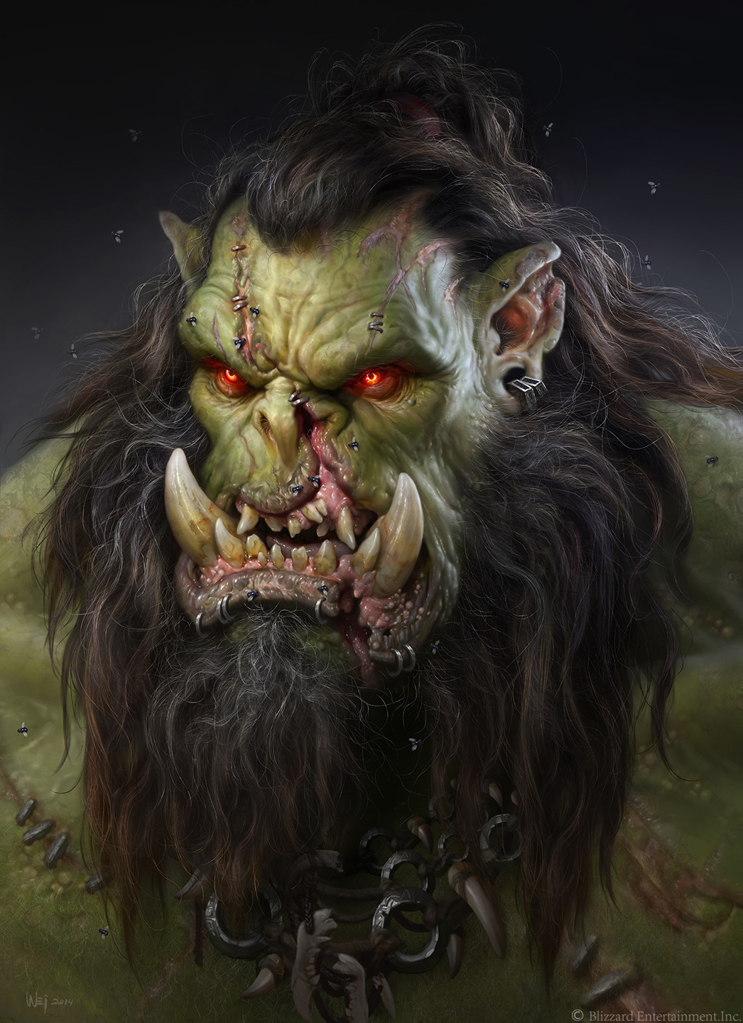 Warcraft movie concept art by artist Wei Wang - NSFW, Warcraft, Art, Concept Art, Warcraft movie, Longpost