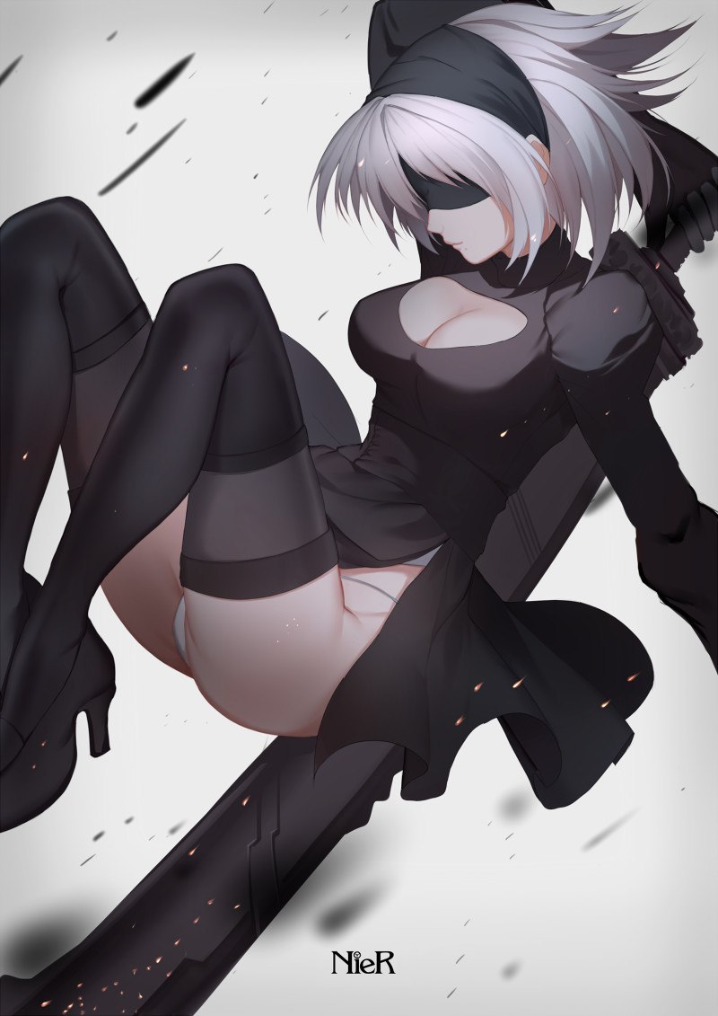 YoRHa No.2 Type B - NSFW, Yorha unit No 2 type B, Images, Art, Anime, Longpost