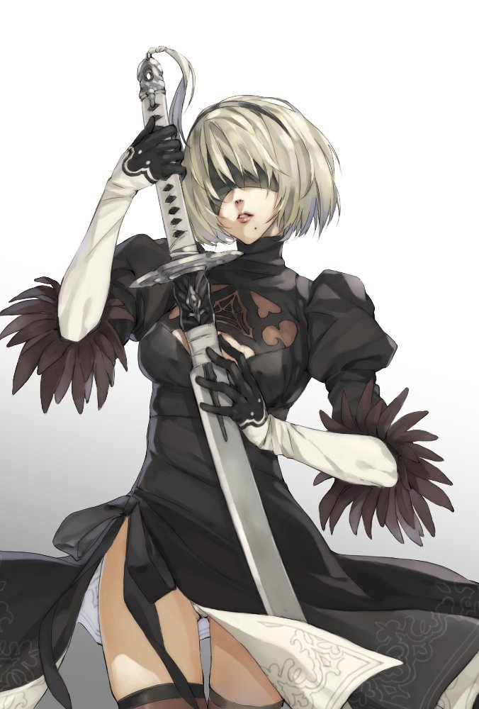 YoRHa No.2 Type B - NSFW, Yorha unit No 2 type B, Images, Art, Anime, Longpost