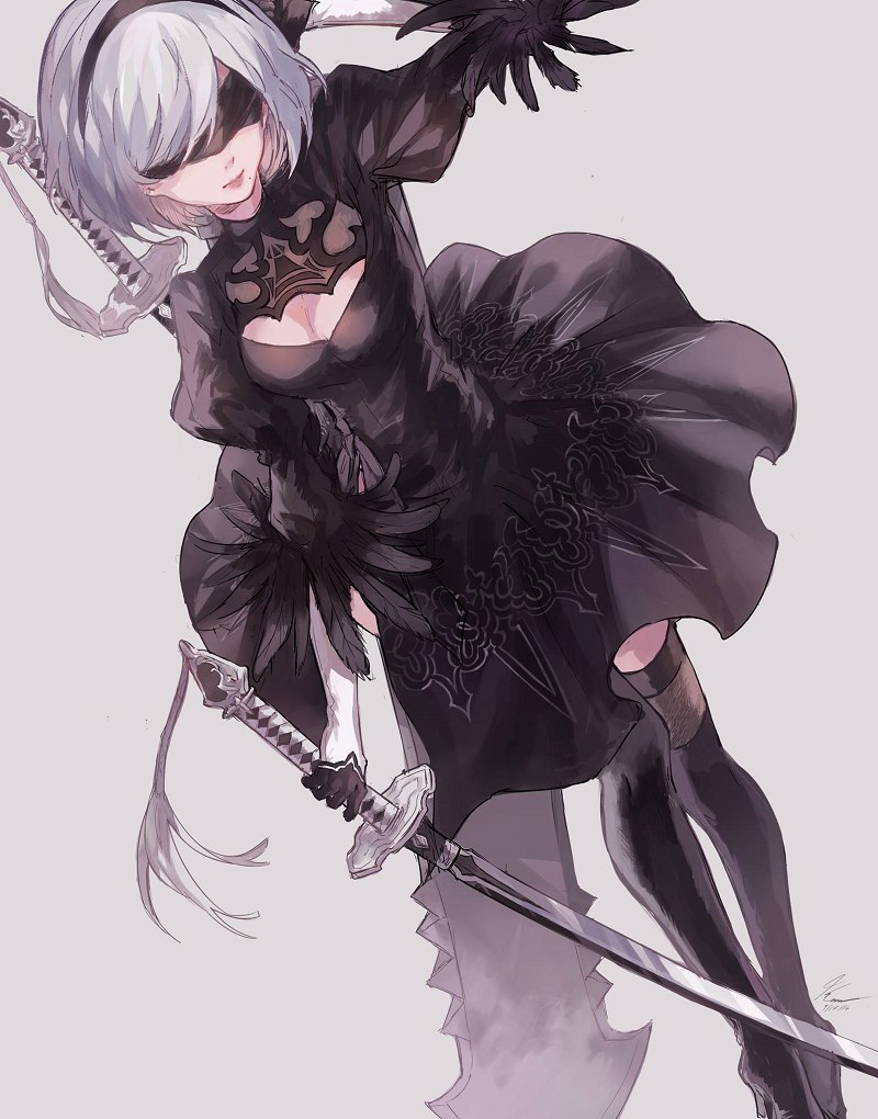 YoRHa No.2 Type B - NSFW, Yorha unit No 2 type B, Images, Art, Anime, Longpost