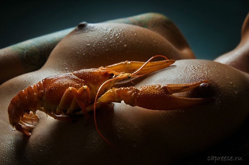 Crustacean - NSFW, Boobs, Breast, Photo, Erotic, Girls, Tattoo, Crayfish