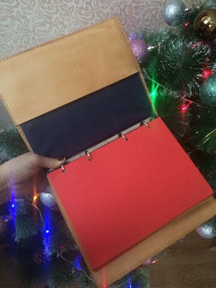 Notepad as a gift. - My, Leather, Handmade, Notebook, Embossing on leather, Longpost