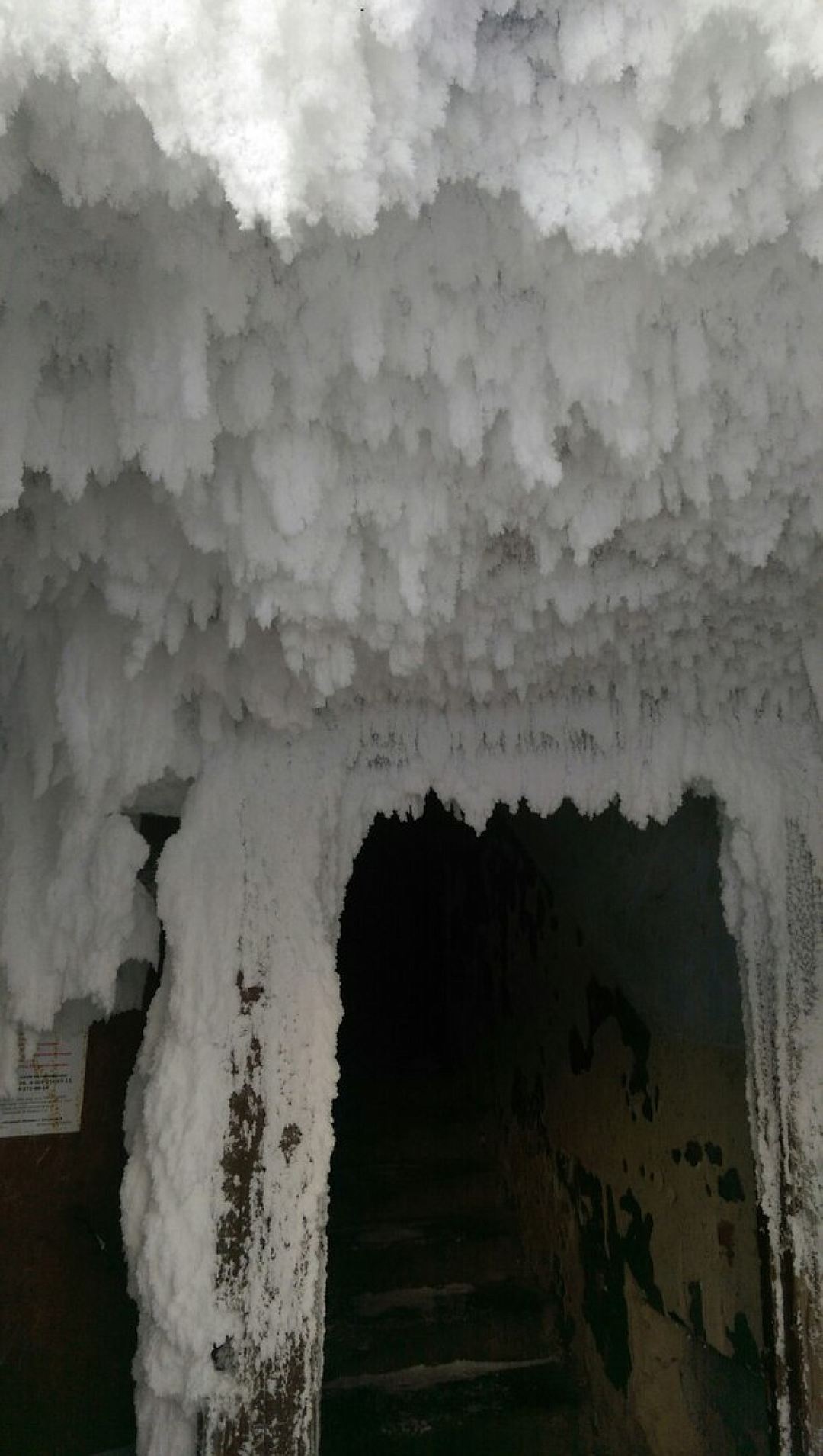 Dormitory entrance in the Komi Republic - Entrance, Komi, Sosnogorsk, freezing, Longpost